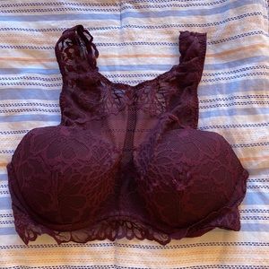 PINK VS Burgundy Bralette